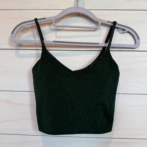 Lululemon Align™ Cropped Cami Tank Light Support A/B Cup Size 0 – Dark Green